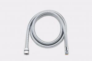 廠(chǎng)家定制1-2米銅鍍鉻防爆雙扣抽拉軟管抽取式龍頭水管