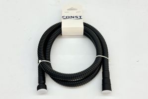 掛裝包裝防腐蝕啞光黑英式大口徑淋浴軟管